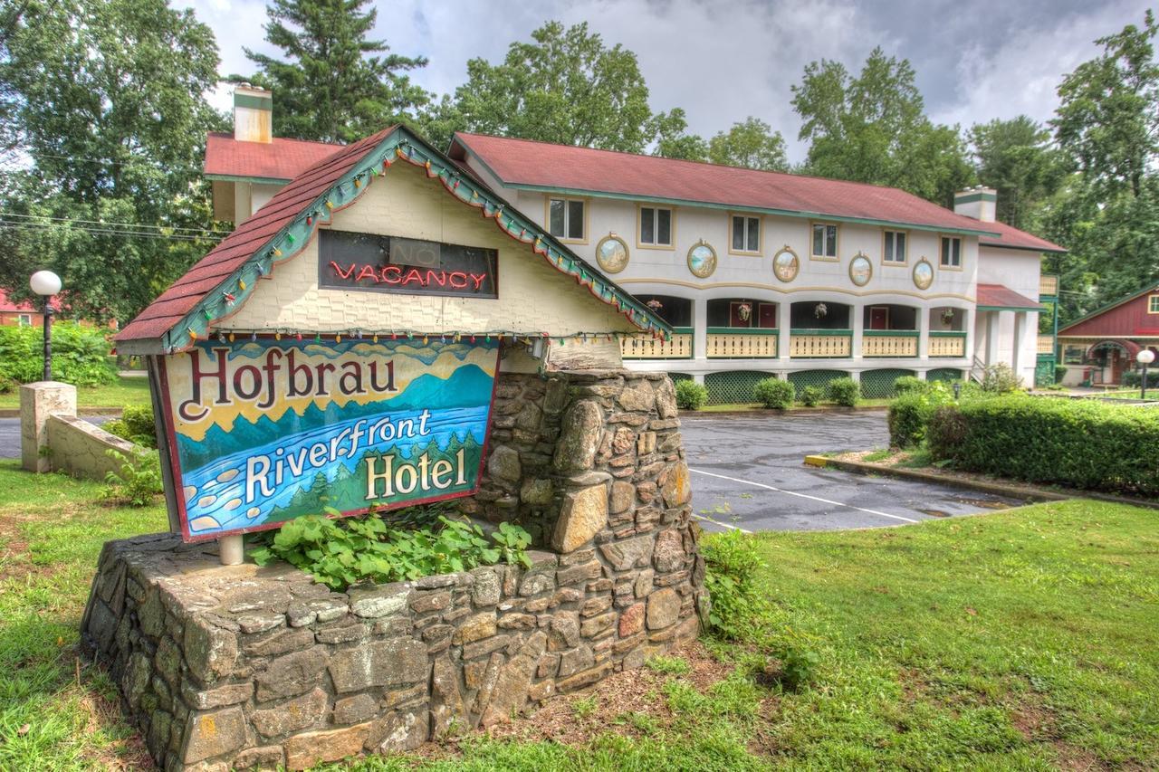 Hofbrau Riverfront Hotel Helen Exteriör bild